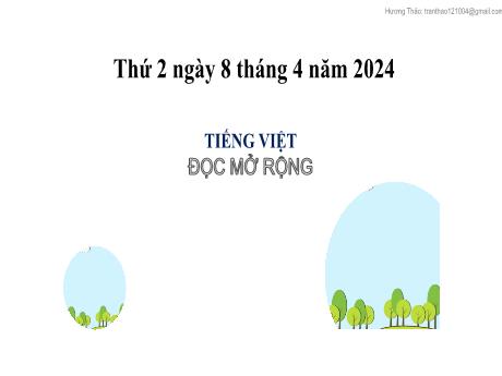 Bài giảng Tiếng Việt 2 (Đọc mở rộng) Kết nối tri thức - Bài: Đọc sách, báo, hoặc bản hướng dẫn sử dụng đồ dùng trong gia đình - Năm học 2023-2024 - Mai Thị Thuận