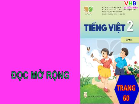 Bài giảng Tiếng Việt 2 (Đọc mở rộng) Kết nối tri thức - Bài: Tìm đọc sách, báo viết về các hoạt động giữ gìn môi trường xanh, sạch, đẹp ở nhà trường - Mai Thị Thuận
