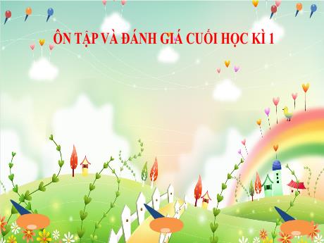 Bài giảng Tiếng Việt 2 (Kết nối tri thức) - Bài 33: Ôn tập cuối học kì 1 (Tiết 1+2) - Năm học 2023-2024 - Nguyễn Thị Hồng Thuần