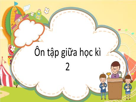Bài giảng Tiếng Việt 2 (Kết nối tri thức) - Ôn tập giữa học kì 2 (Tiết 9+10) - Mai Thị Thuận