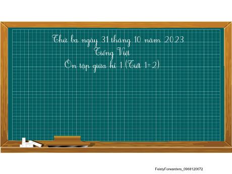 Bài giảng Tiếng Việt 2 (Kết nối tri thức) - Ôn tập giữa kì 1 (Tiết 1+2) - Năm học 2023-2024 - Nguyễn Thị Hồng Thuần