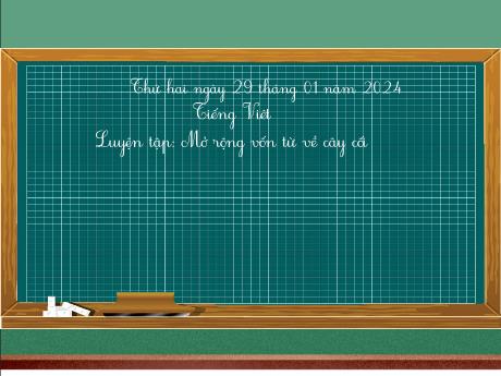 Bài giảng Tiếng Việt 2 (Luyện từ và câu) Kết nối tri thức - Bài 6: Mở rộng vốn từ về cây cối - Năm học 2023-2024 - Mai Thị Thuận