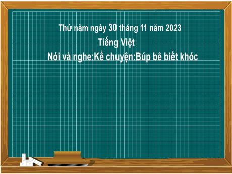 Bài giảng Tiếng Việt 2 (Nói và nghe) Kết nối tri thức - Bài: Kể chuyện Búp bê biết khóc - Năm học 2023-2024 - Nguyễn Thị Hồng Thuần