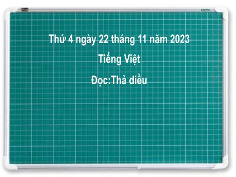Bài giảng Tiếng Việt 2 (Tập đọc) Kết nối tri thức - Bài 21: Thả diều - Năm học 2023-2024 - Mai Thị Thuận