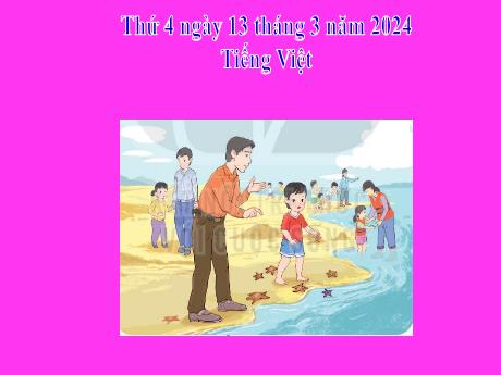 Bài giảng Tiếng Việt 2 (Tập đọc) Kết nối tri thức - Bài: Những con sao biển - Năm học 2023-2024 - Phan Thị Loan