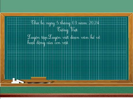 Bài giảng Tiếng Việt 2 (Tập làm văn) Kết nối tri thức - Bài 11: Luyện viết đoạn văn kể về hoạt động của con vật - Năm học 2023-2024 - Nguyễn Thị Hồng Thuần