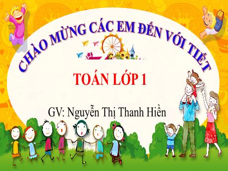 Bài giảng Toán 1 (Kết nối tri thức) - Bài 35: Các ngày trong tuần - Nguyễn Thị Thanh Hiền