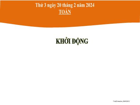 Bài giảng Toán 2 (Kết nối tri thức) - Bài 46: Khối trụ, khối cầu - Năm học 2023-2024 - Hà Thị Mỹ Hướng